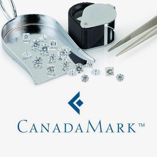 CANADA MARK DIAMONDS Each of our Canadian Diamonds comply with the Canadian Diamond Code of Conduct.  They are responsibly mined, natural and untreated, and tracked through audited processes - from country of origin to polished stone. David Douglas Diamonds & Jewelry Marietta, GA