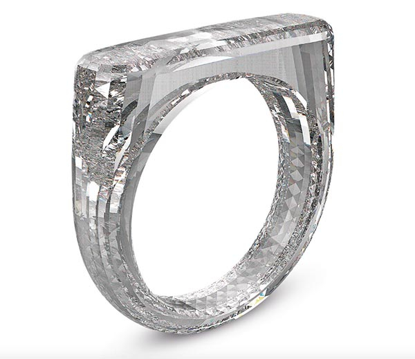 Diamond Round Link Ring - The Foundry