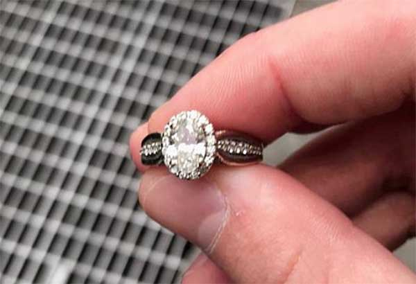 Not Again! NYPD Rescues Another Engagement Ring From Utility Grate in Midtown