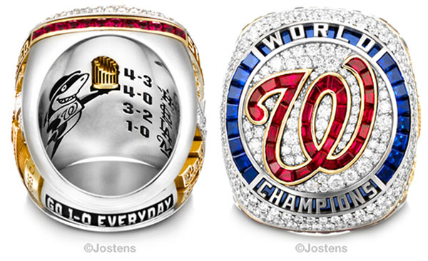 Nationals' 2019 World Series Rings Feature 257 Gemstones and One Baby Shark