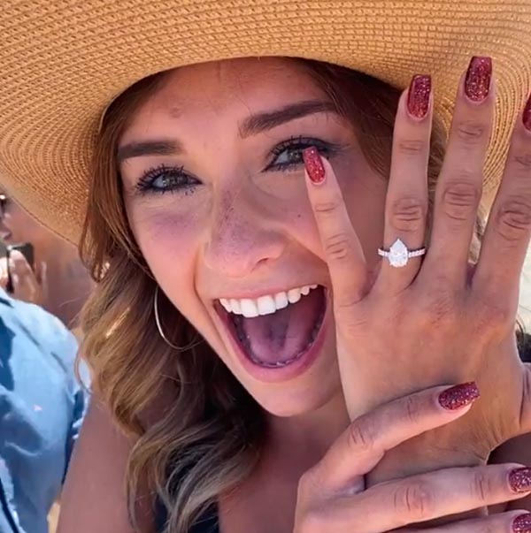 Two-Time Olympian Sam Mikulak Pops the Question to TV Host Mia Atkins