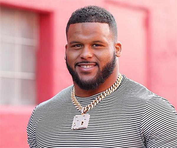 Rams' Powerhouse Aaron Donald Celebrates Big Contract With 'AD/99' Diamond Penda