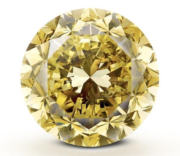 Here's the Largest Round Brilliant-Cut Fancy Vivid Yellow Diamond Ever Graded by