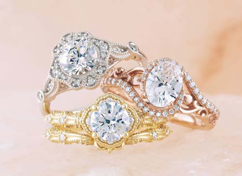 RECENTLY PURCHASEDMOISSANITE RINGS Shop rings with Moissanite gemstones. David Douglas Diamonds & Jewelry Marietta, GA