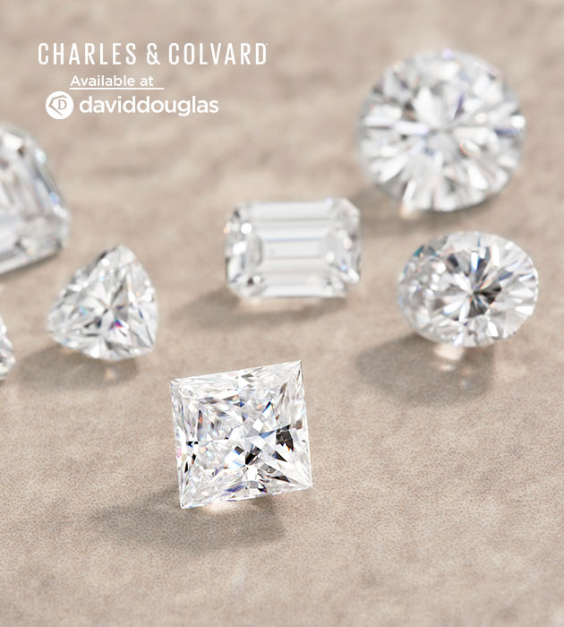 See moissanite gemstones in-store today at David Douglas Diamonds in Marietta, GA