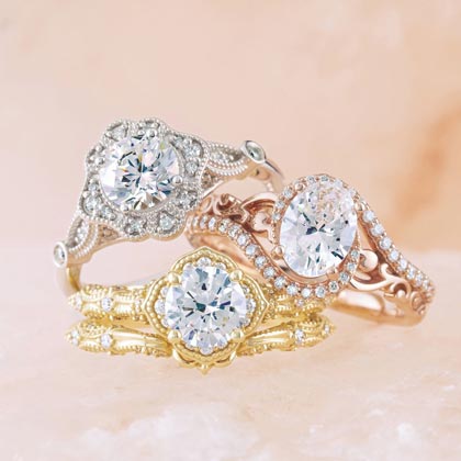 Shop Recent Moissanite Engagement Rings at David Douglas Diamonds in Marietta, GA