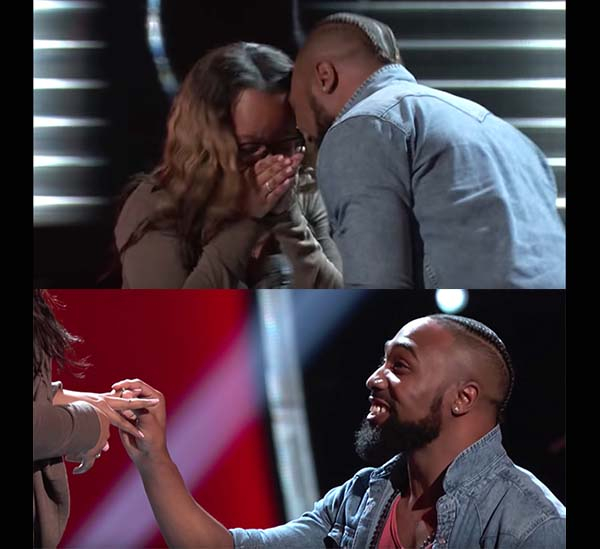 Thwack! Contestant on 'The Voice' Accidentally Headbutts Girlfriend During Onsta